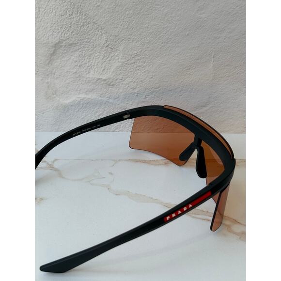 NEW Prada Sport PS B06S Mirrored Sunglasses in Orange $548 main image 8
